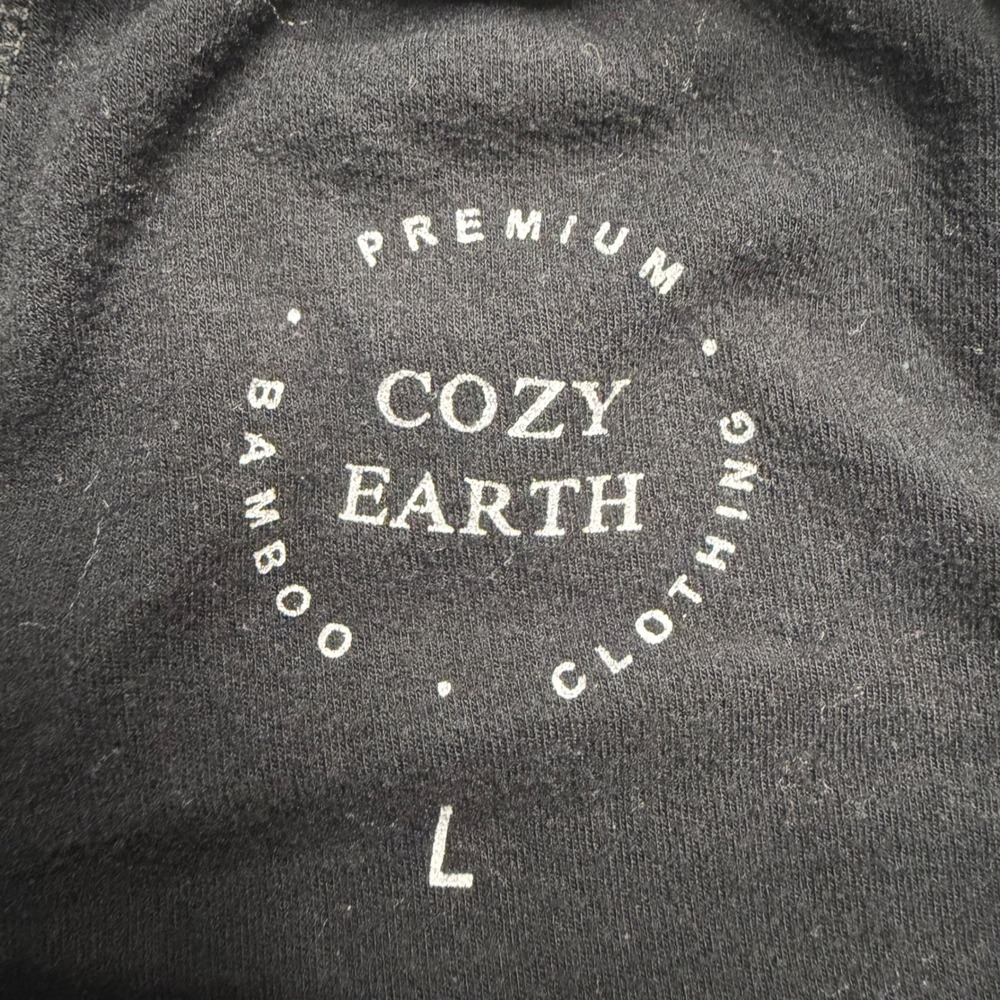 Cozy Earth Premium Bamboo Joggers Black Women's Size L Loungewear Pants - Picture 4 of 8